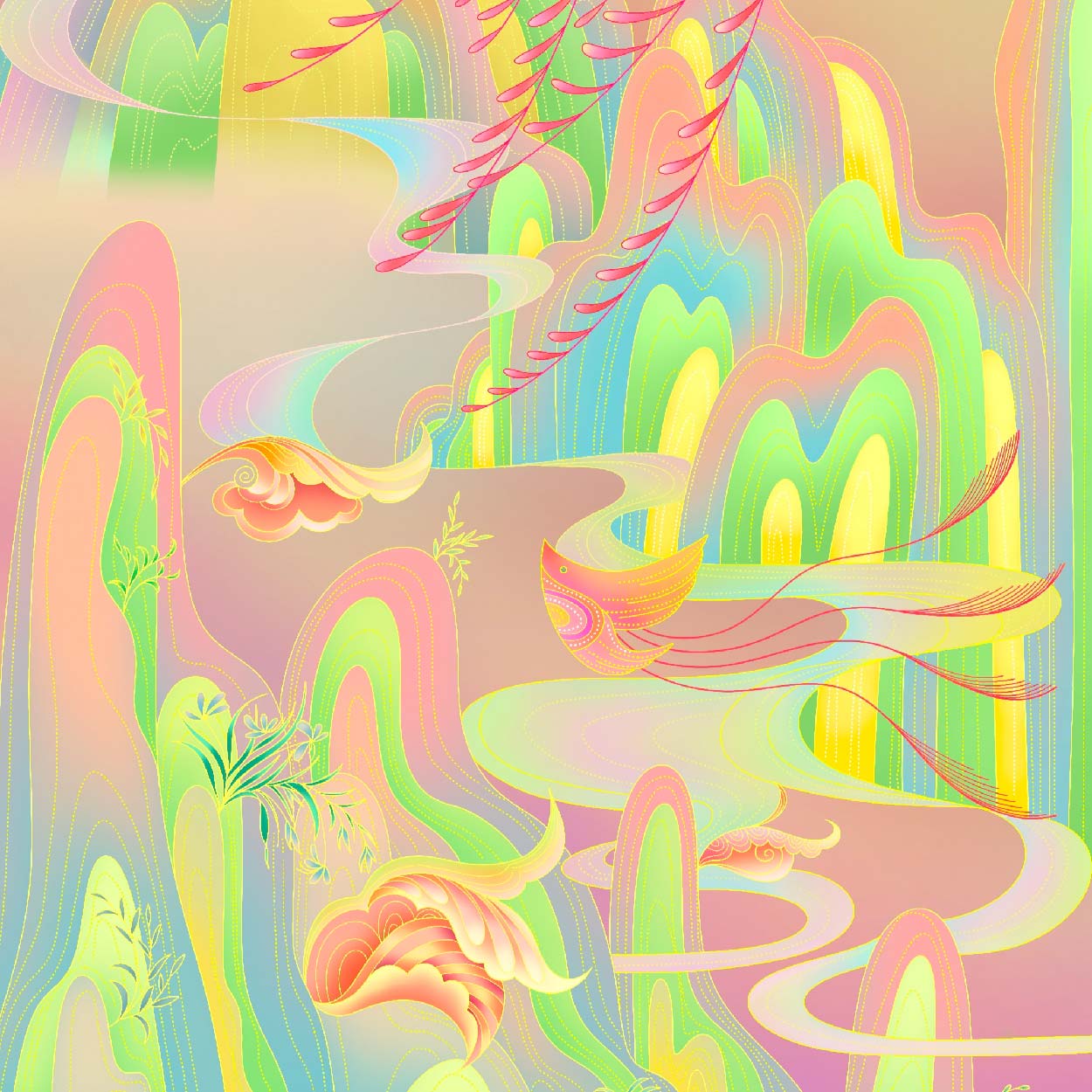 爱画插画的格格格的个人主页（背景预览） - 主页背景设置 - 站酷设计师爱画插画的格格格原创素材 - 站酷ZCOOL