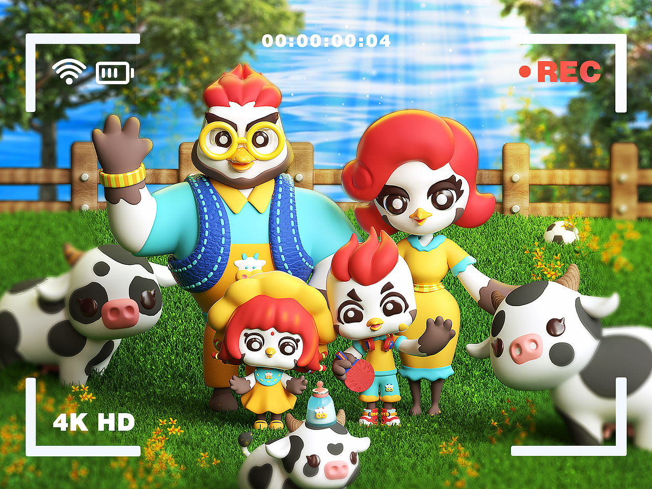 飛鶴家族IP形象設計（圖ZMzM5MzAxODI0） - IP形象 - 站酷設計師木屑果凍原創(chuàng)素材 - 站酷ZCOOL