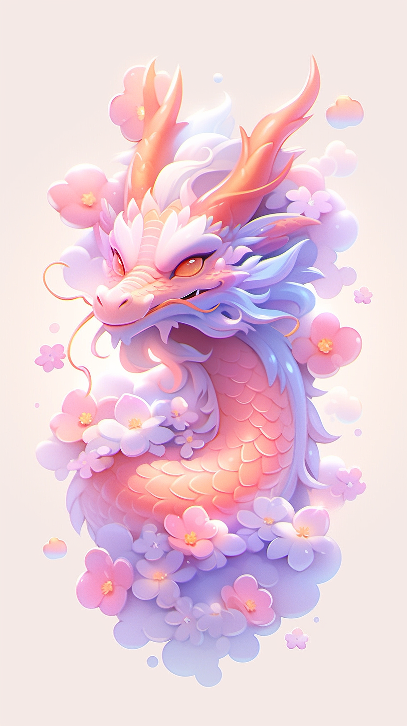 梦幻风格龙（图ZMzU4NTg5OTg4） - AI作品 - 站酷设计师叮咚DDing原创素材 - 站酷ZCOOL