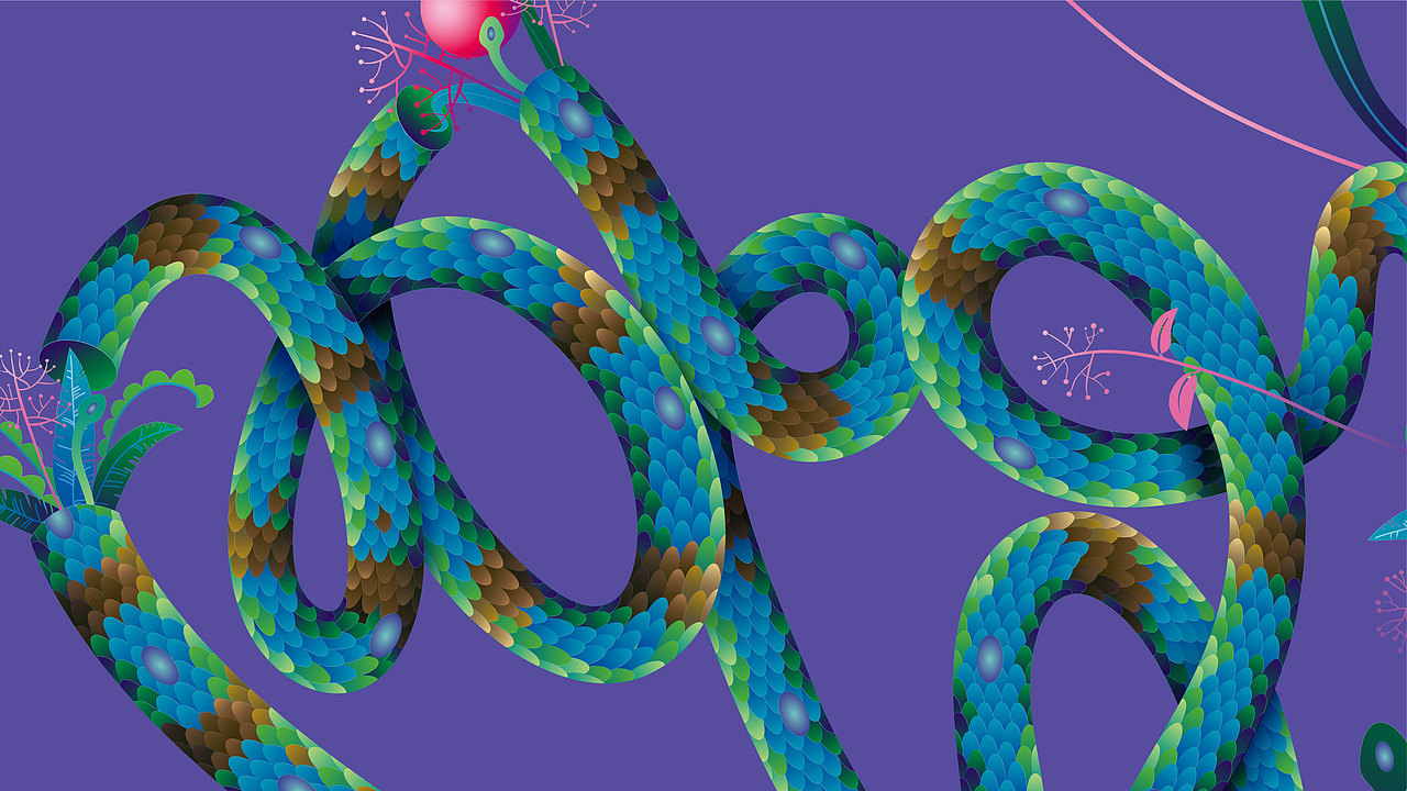 莽山小青龙（图ZMzY0MjIwMzcy） - 艺术插画 - 站酷设计师MsOrange橘子小姐原创素材 - 站酷ZCOOL