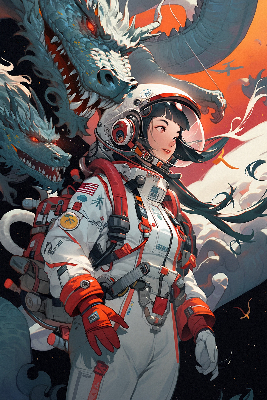 太空守护神龙:穿越银河的神秘传说