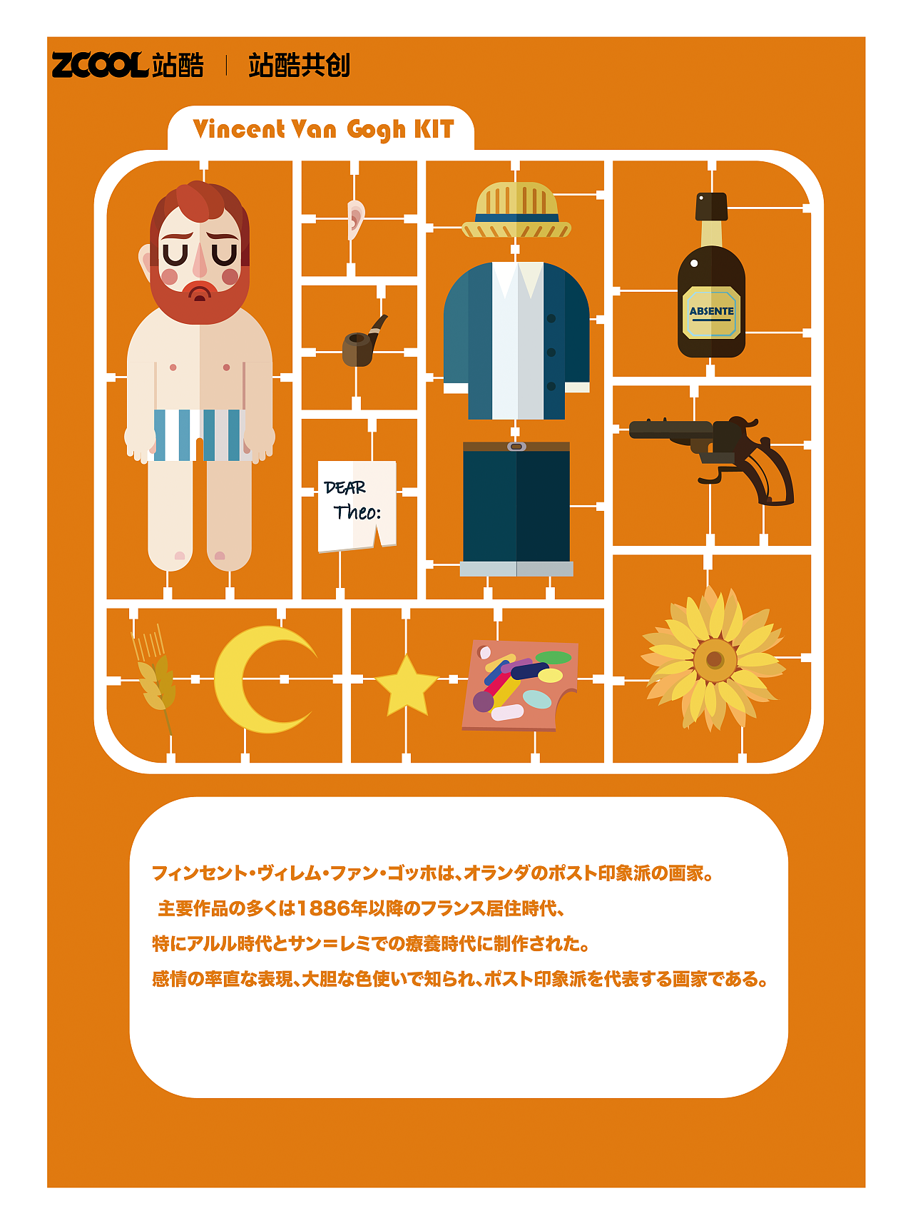 世界名画100|艺术家们的KIT板