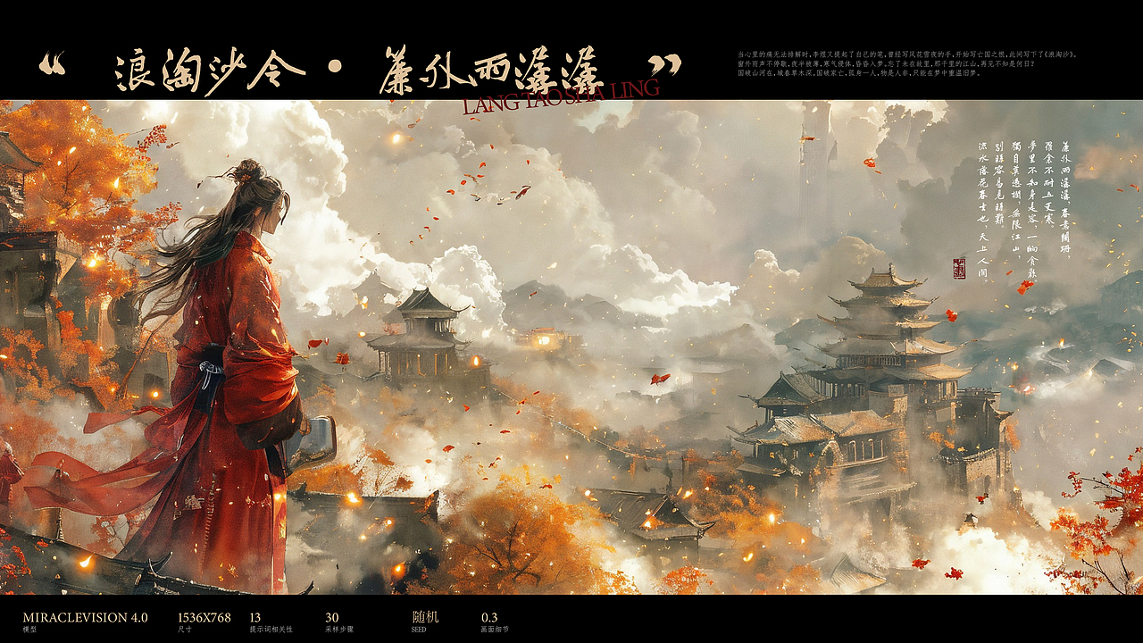 “千古词帝”----李煜WHEE创作（图ZMzY1NjIwMzY4） - AI作品 - 站酷设计师瑞文北北原创素材 - 站酷ZCOOL