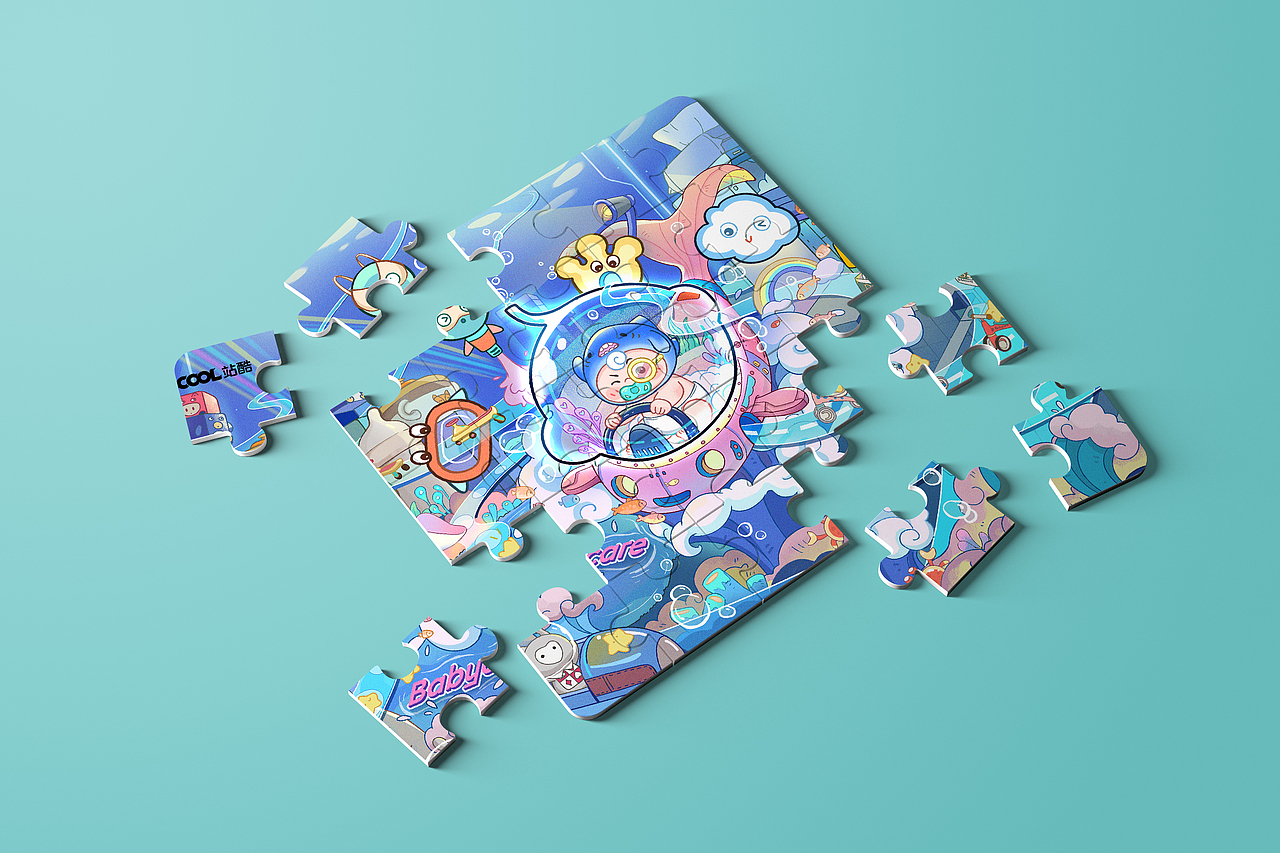 Babycare-宝宝眼中的未来水世界（图ZMzU0NjAzNzA4） - 海报 - 站酷设计师酒藜子原创素材 - 站酷ZCOOL
