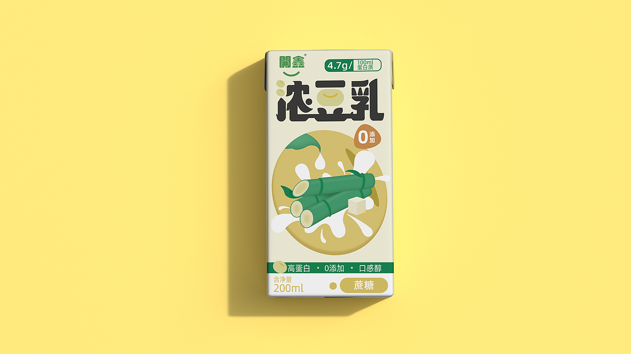 開鑫浓豆乳包装设计（图ZMzUyMTQzNjQ4） - 商业插画 - 站酷设计师一块豆甫原创素材 - 站酷ZCOOL