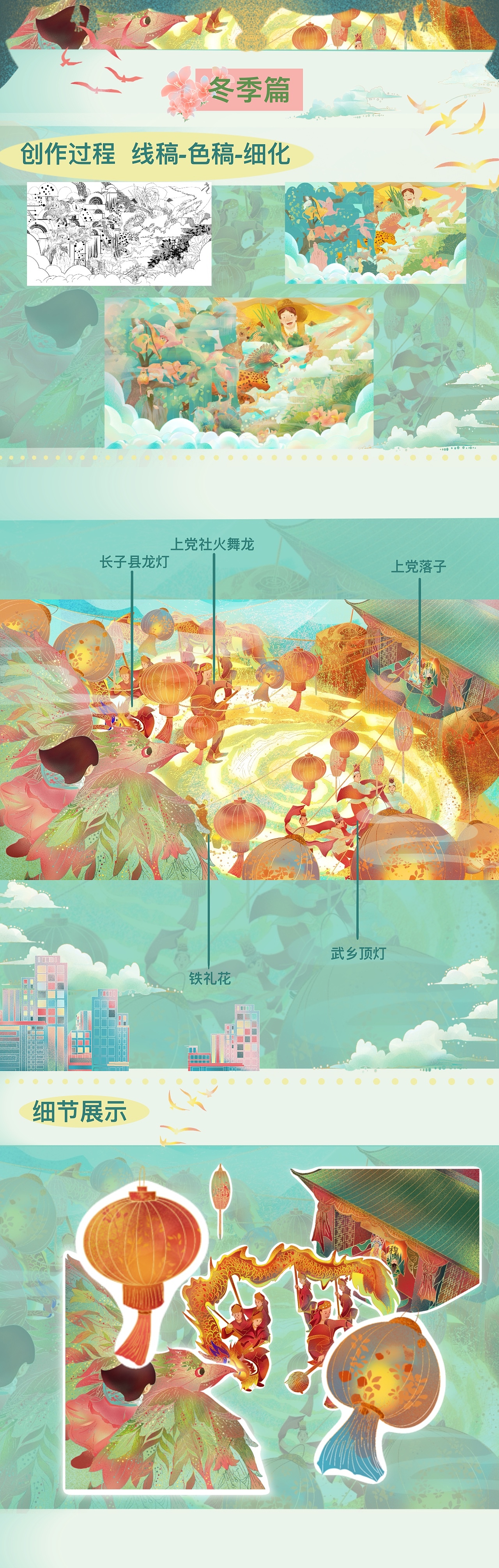 遇見(jiàn)·長(zhǎng)治|山西長(zhǎng)治文創(chuàng)插畫(huà)設(shè)計(jì)（圖ZMzY0MDgxMDA0） - 其他 - 站酷設(shè)計(jì)師Joykki原創(chuàng)素材 - 站酷ZCOOL