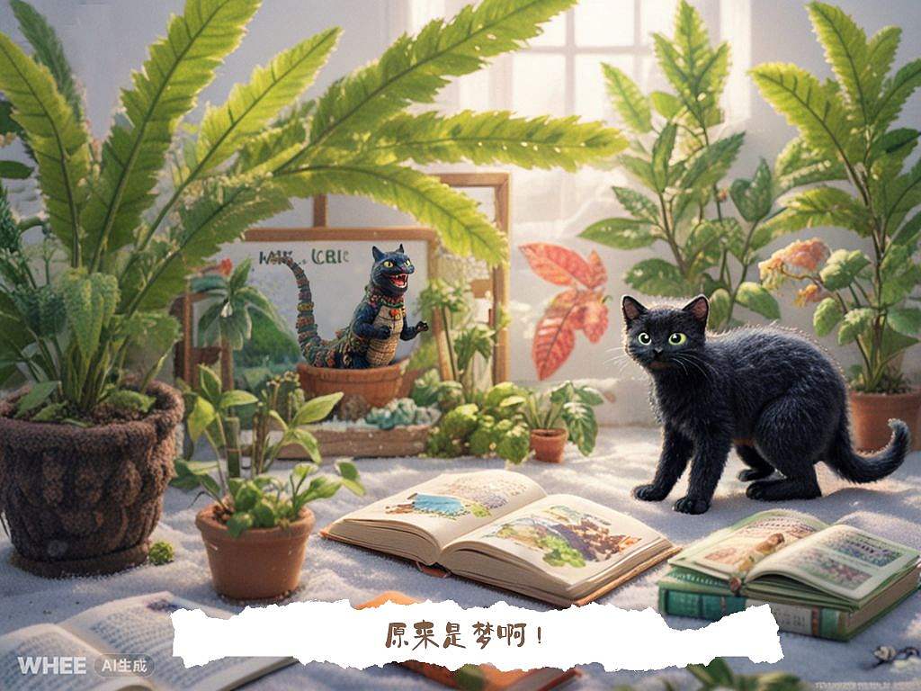 《猫斯拉的故事》（图ZMzY5NjU0MjYw） - AI作品 - 站酷设计师Z33463154原创素材 - 站酷ZCOOL
