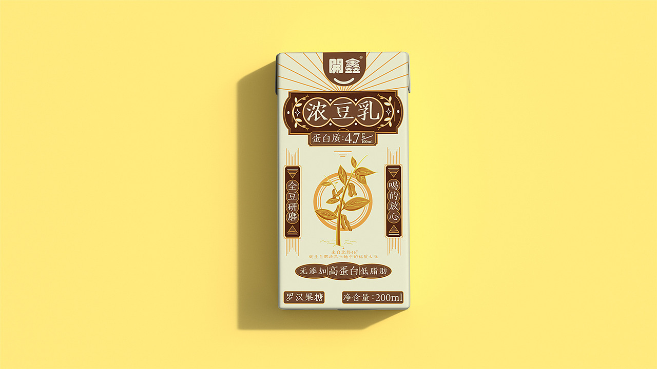 開鑫浓豆乳包装设计丨中国特色的豆乳（图ZMzUxNzg0NDY0） - 包装 - 站酷设计师DONG东漫原创素材 - 站酷ZCOOL