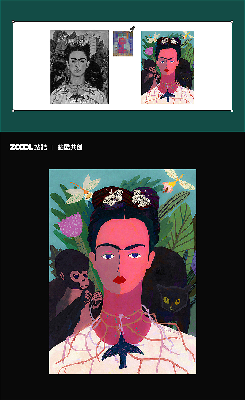 艺术家的色彩重构（图ZMzQ0MTcwNDg4） - 艺术插画 - 站酷设计师务本西原创素材 - 站酷ZCOOL