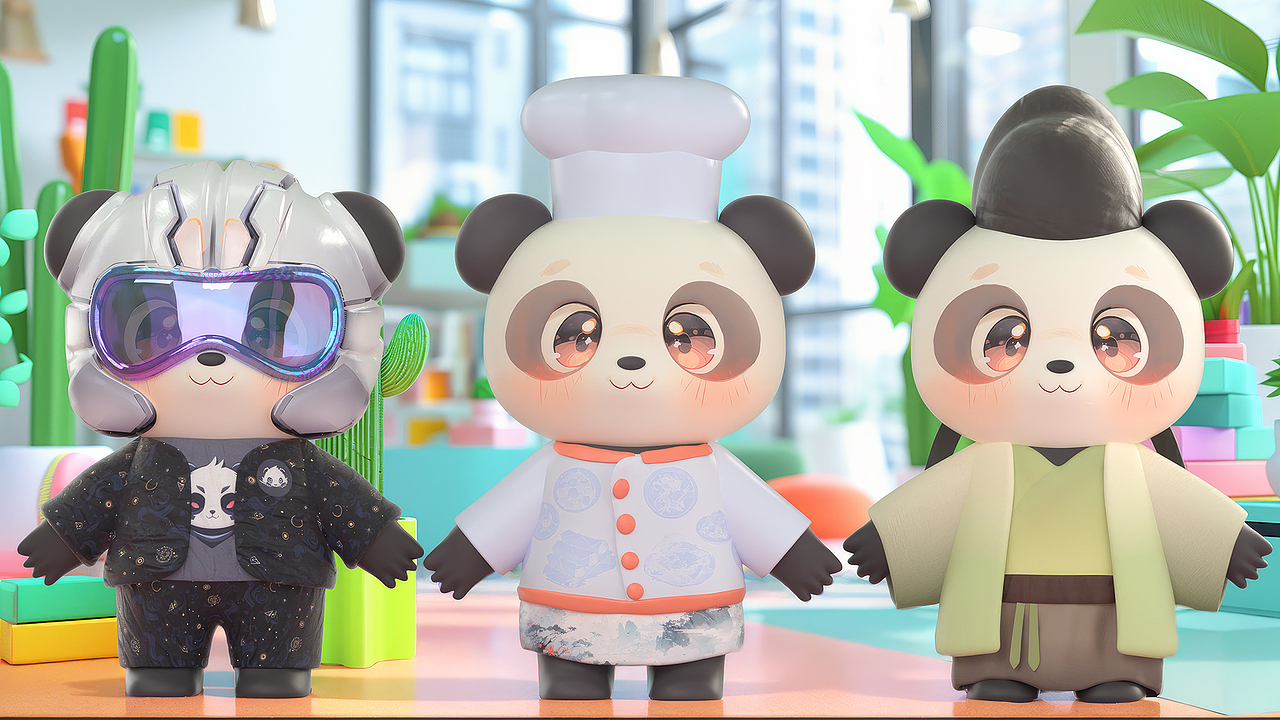 Gemmy_熊猫“珍宝”IP_中国—东盟中心IP形象设计