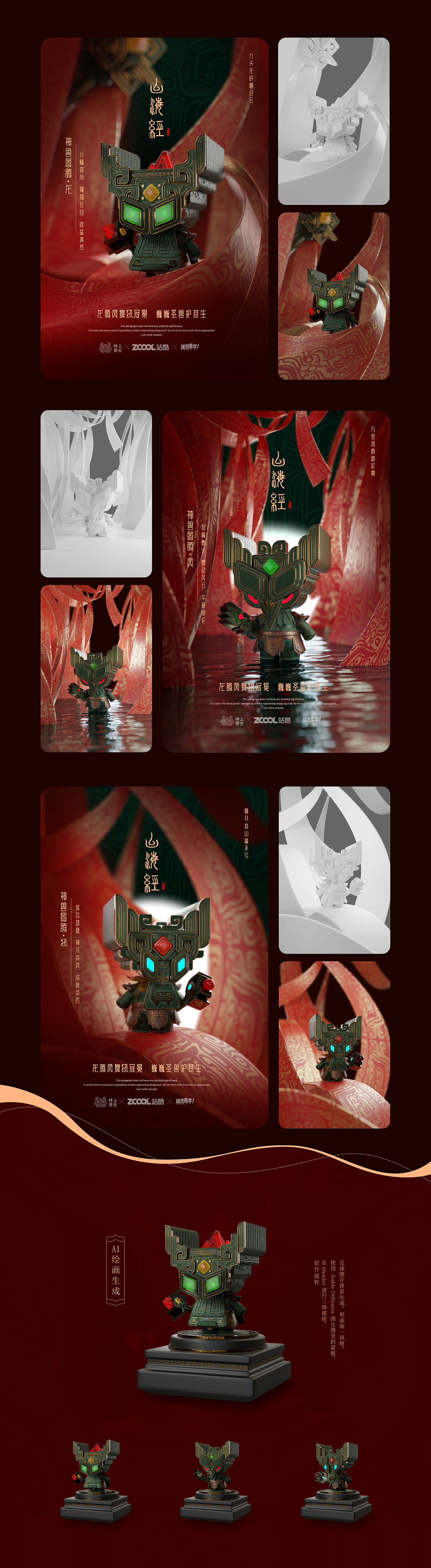 【上古图腾】--神异志（图ZMzUyMDQ5MzMy） - IP形象 - 站酷设计师蒸不熟的馒头原创素材 - 站酷ZCOOL