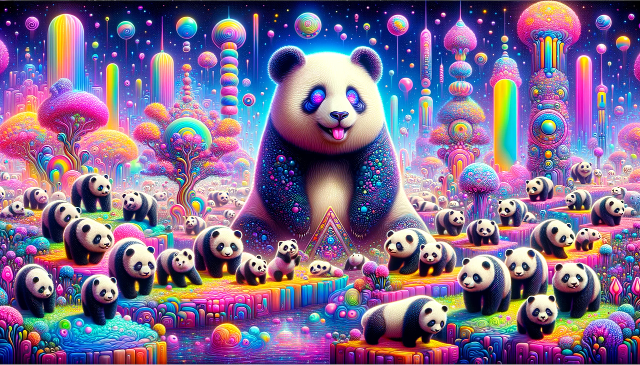梦幻熊猫王国（图ZMzU1NzkxNjYw） - AI作品 - 站酷设计师JUNJUN9494原创素材 - 站酷ZCOOL
