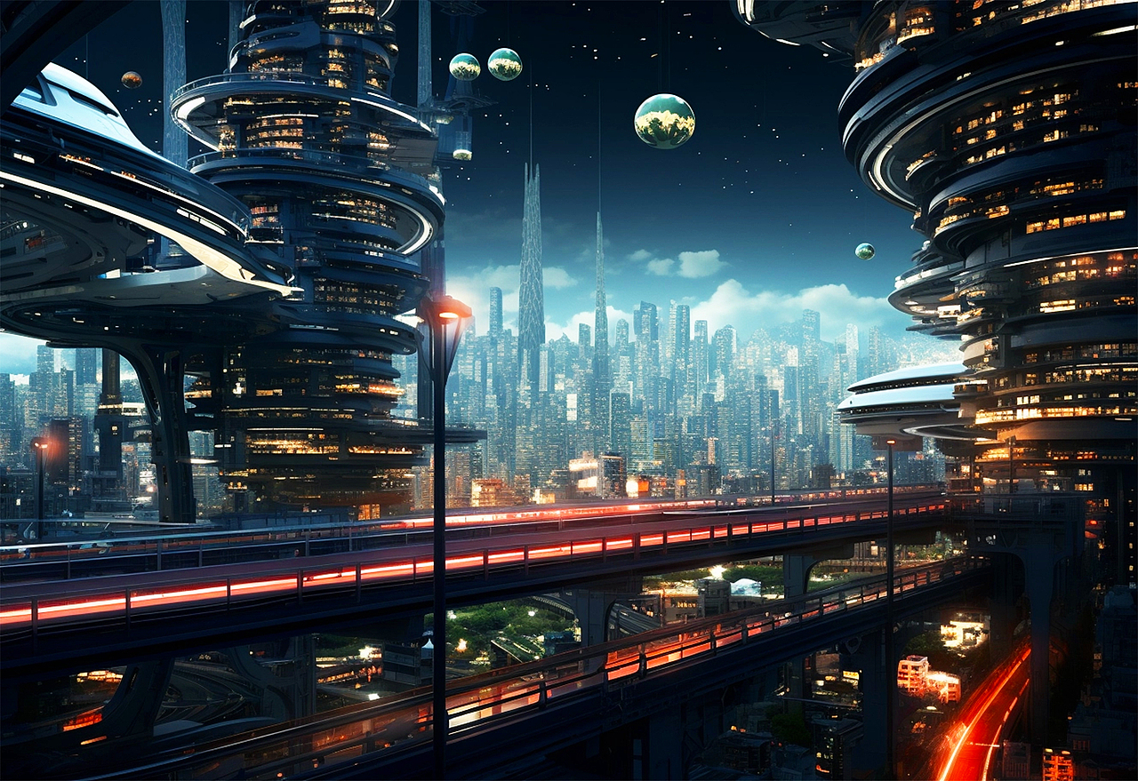 未来科技城市（图ZMzU0ODAwMjQ0） - 其他空间 - 站酷设计师ANXIAOYAO9981原创素材 - 站酷ZCOOL