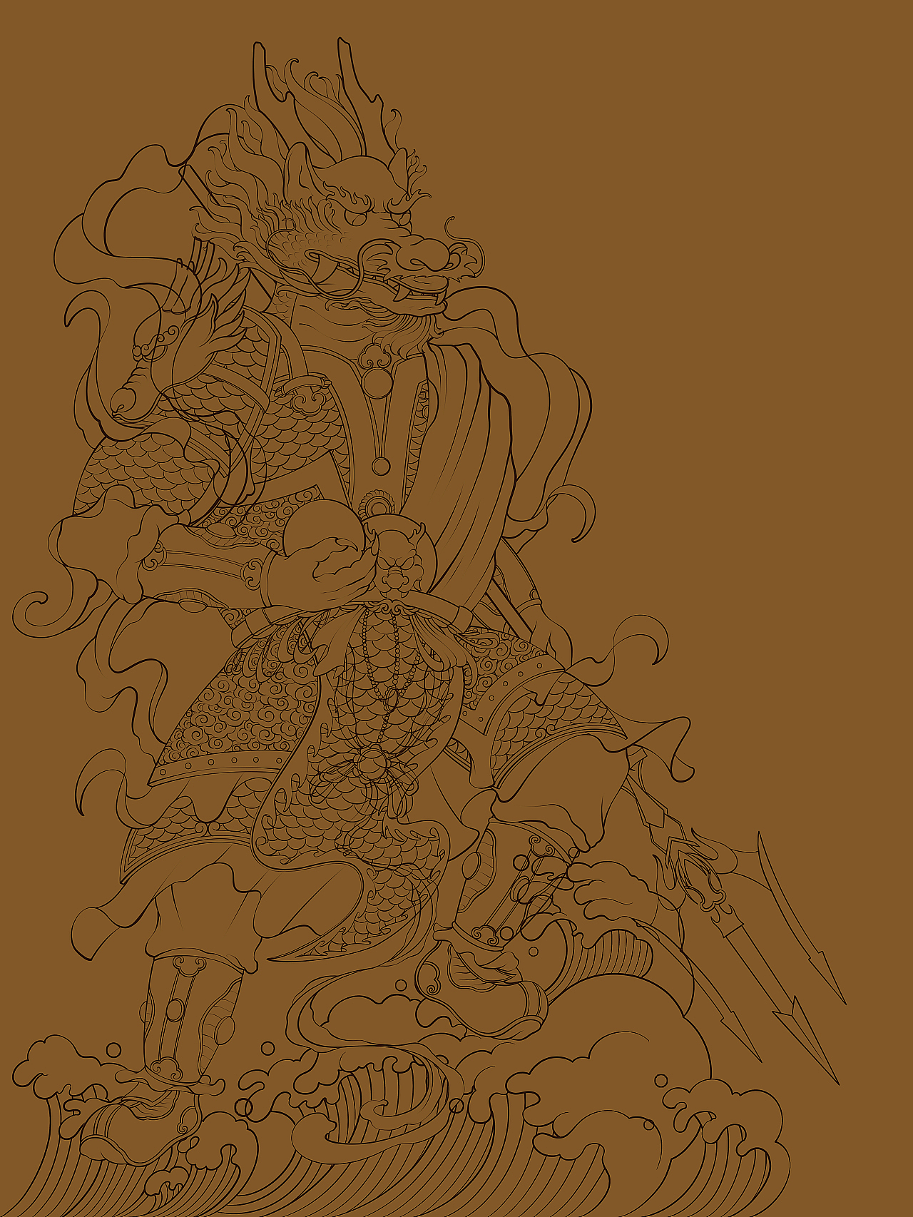 龙年插画（图ZMzY3NTQ4NjY0） - 商业插画 - 站酷设计师徐胖胖胖胖胖原创素材 - 站酷ZCOOL