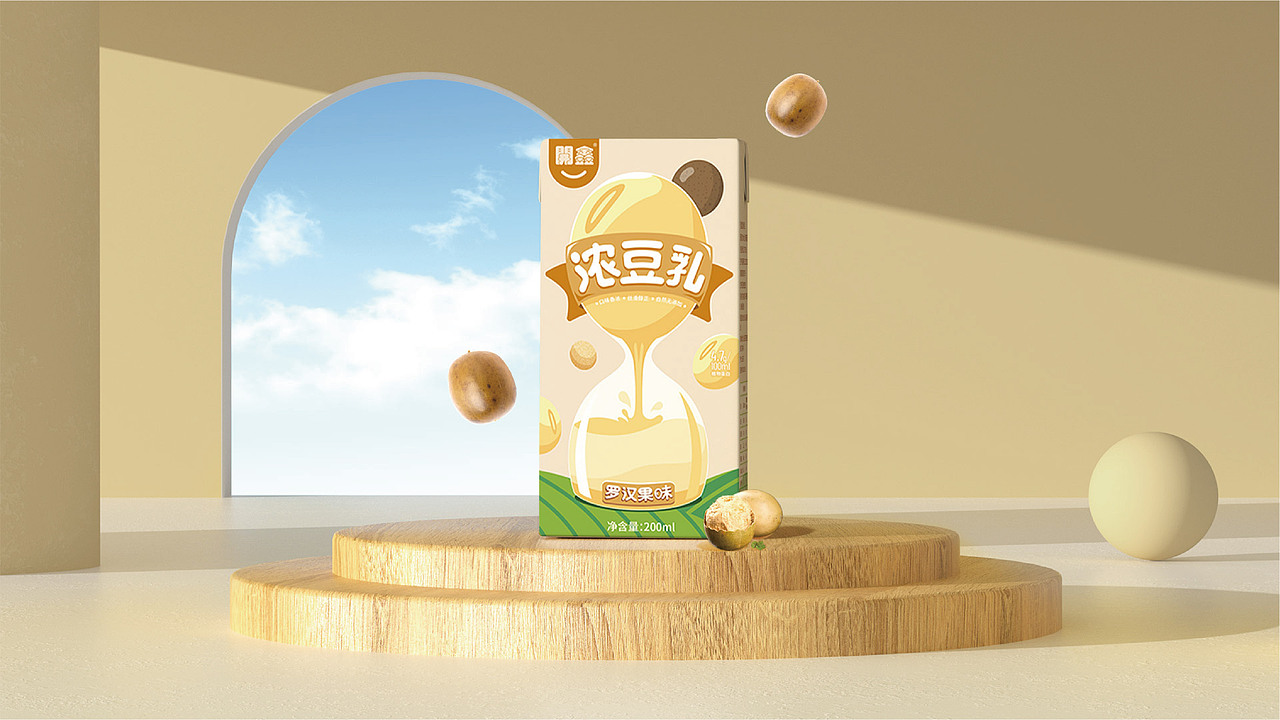 開鑫浓豆乳包装设计大赛（图ZMzUxNzE5NzMy） - 包装 - 站酷设计师李将臣原创素材 - 站酷ZCOOL