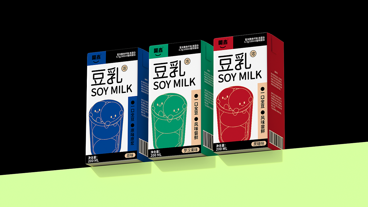 開鑫豆乳包装设计（图ZMzUyNDA4MzI4） - 包装 - 站酷设计师唐溜溜o原创素材 - 站酷ZCOOL