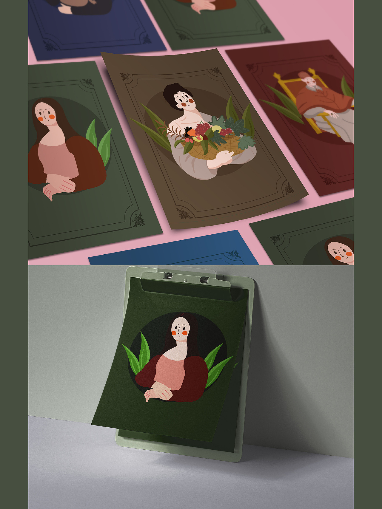 世界名画转插画（图ZMzQzOTI4MzA4） - 艺术插画 - 站酷设计师温暖百香果原创素材 - 站酷ZCOOL