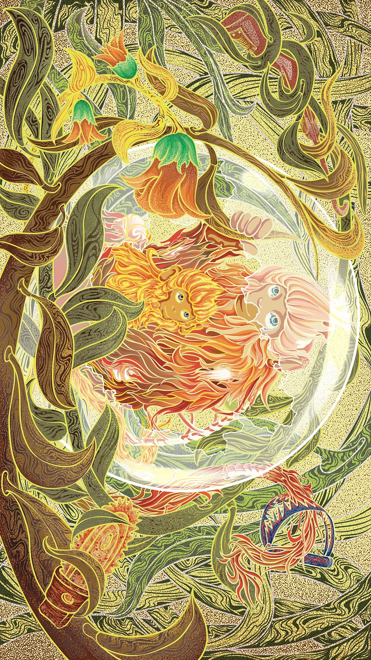 白头叶猴——插画设计