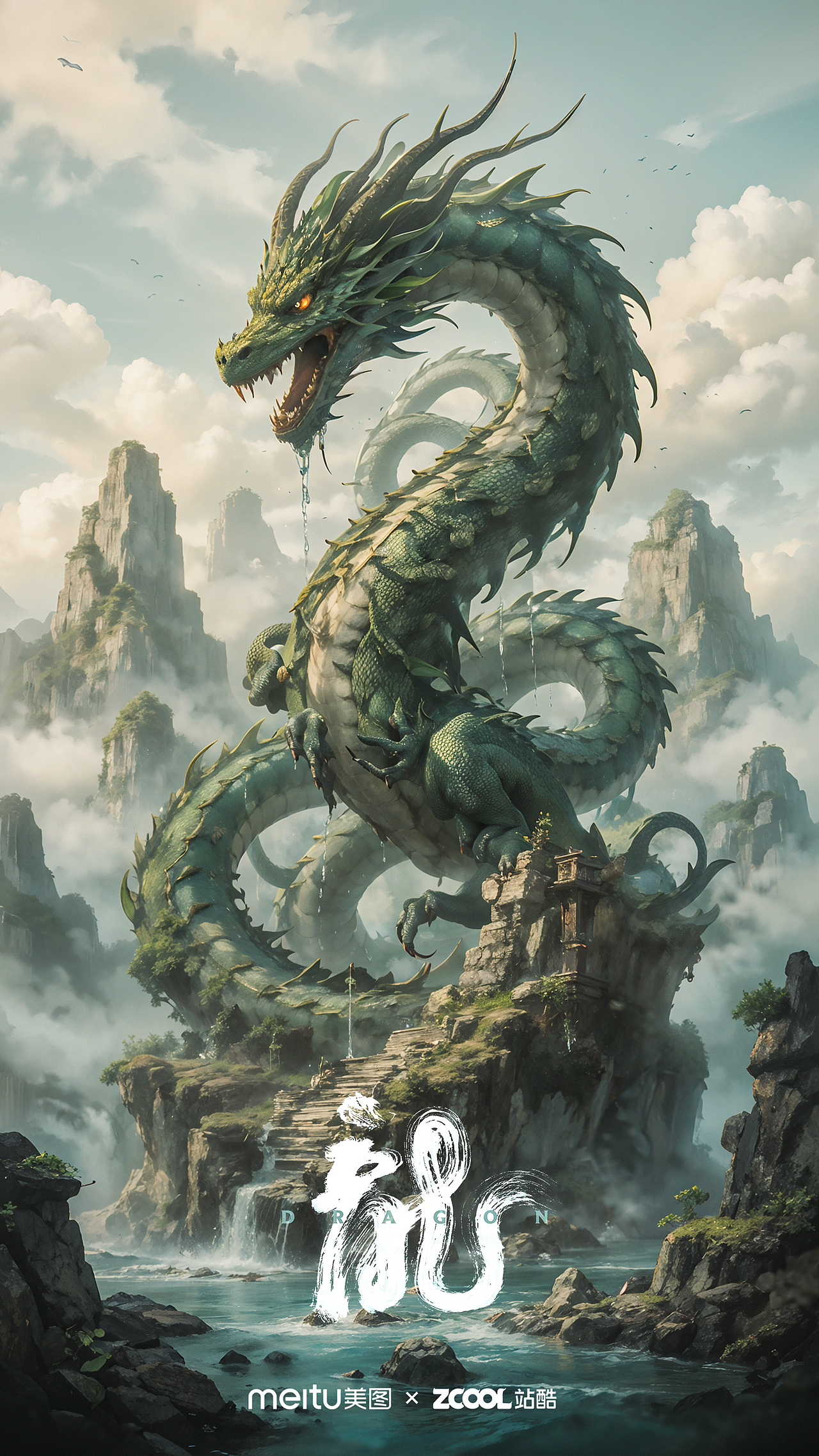 美图x站酷丨我的龙年AI守护神（图ZMzU5NjIwNzgw） - AI作品 - 站酷设计师刘大鱼AI原创素材 - 站酷ZCOOL