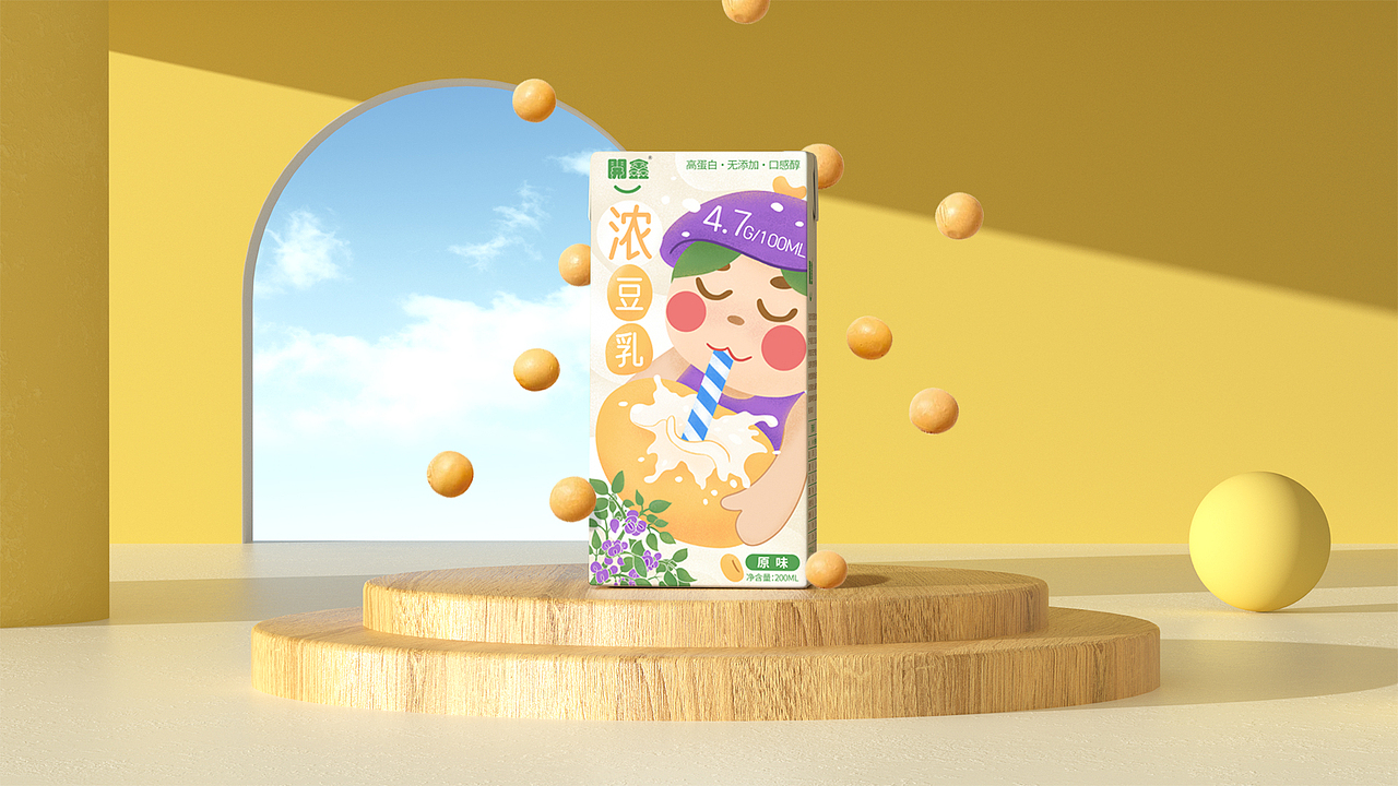 原味浓豆乳