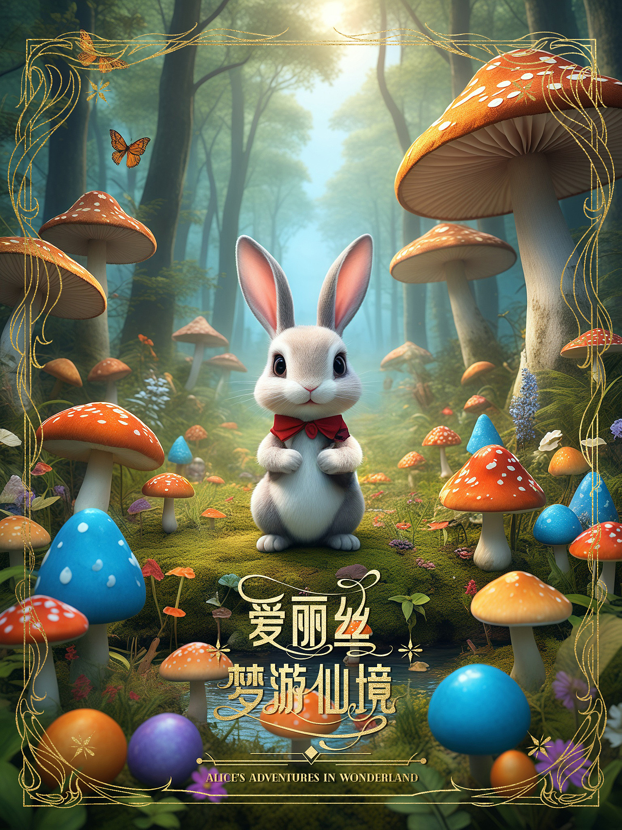 AI绘童话-《爱丽丝梦游仙境》