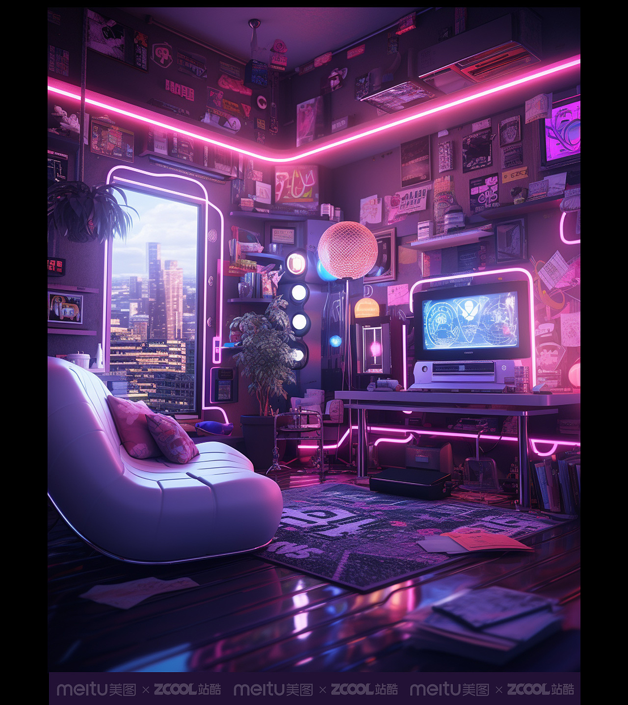 未来智能生活城（图ZMzU1ODMwMjg0） - 其他UI - 站酷设计师电商设计师DDS原创素材 - 站酷ZCOOL