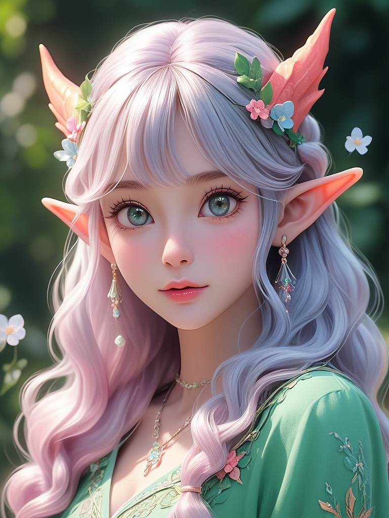 精灵王国公主选拔大赛（图ZMzcwMTU3MDI0） - AI作品 - 站酷设计师karry1996原创素材 - 站酷ZCOOL