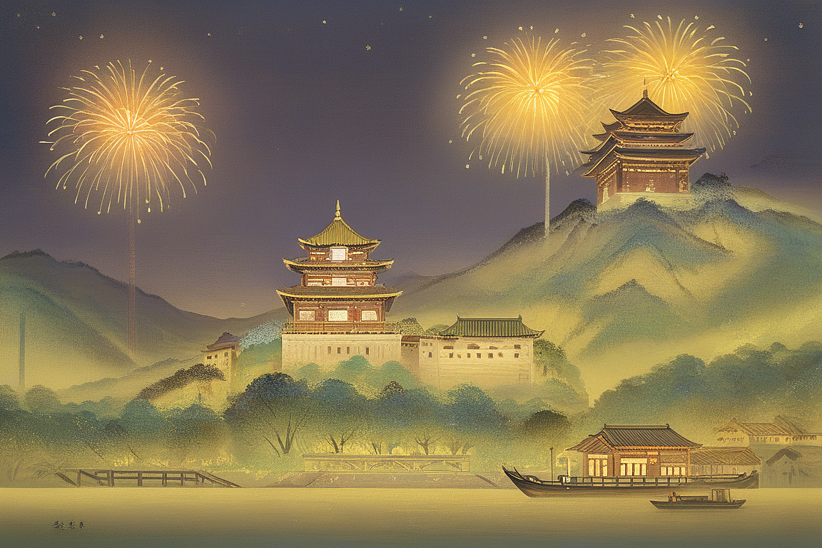 黄鹤楼（图ZMzYzNDk4NTky） - AI作品 - 站酷设计师菲朋创想原创素材 - 站酷ZCOOL