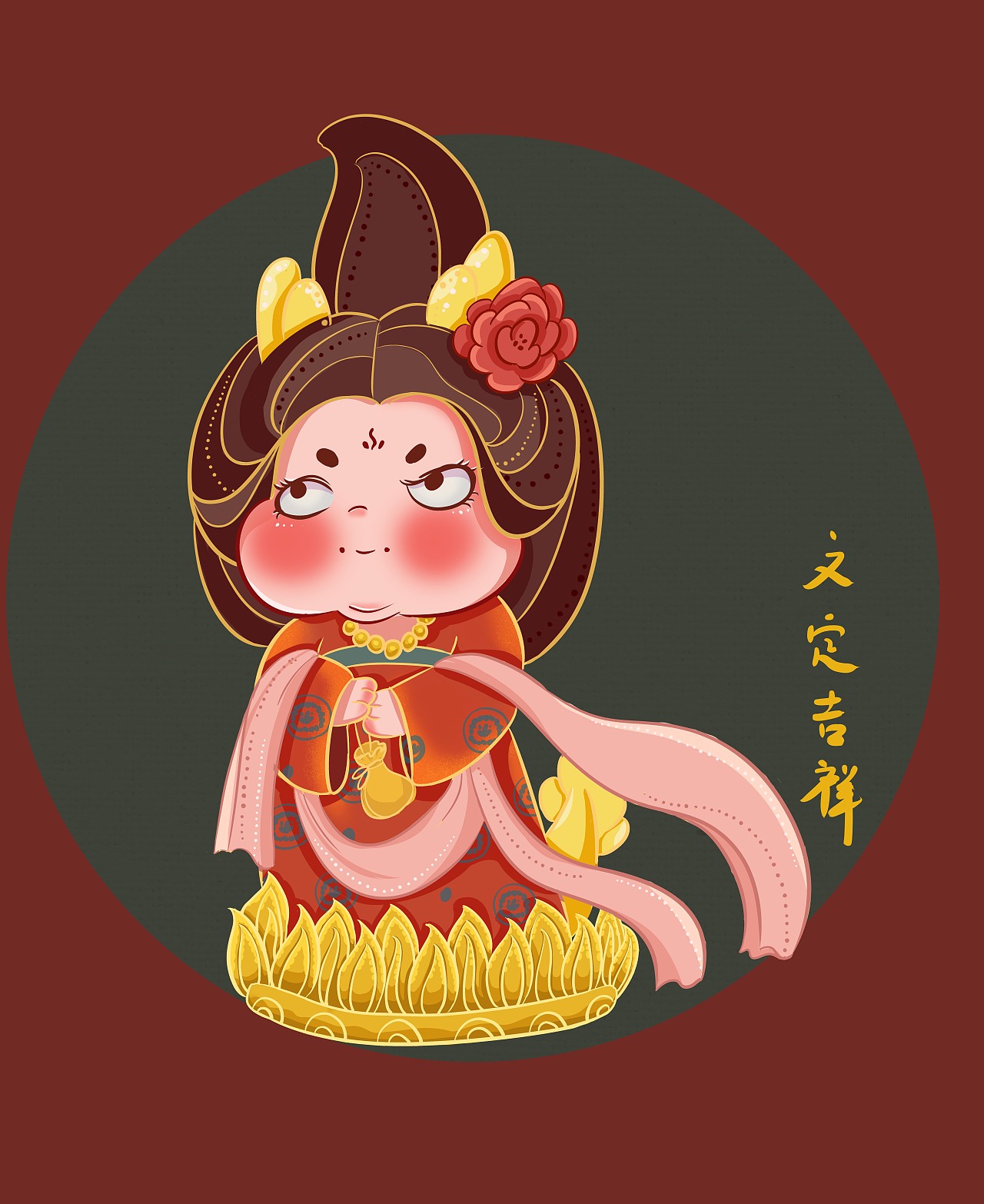 龙年ip 唐风小龙妹 瞪瞪（图ZMzUxMzI0MDc2） - IP形象 - 站酷设计师米山有鱼mi原创素材 - 站酷ZCOOL