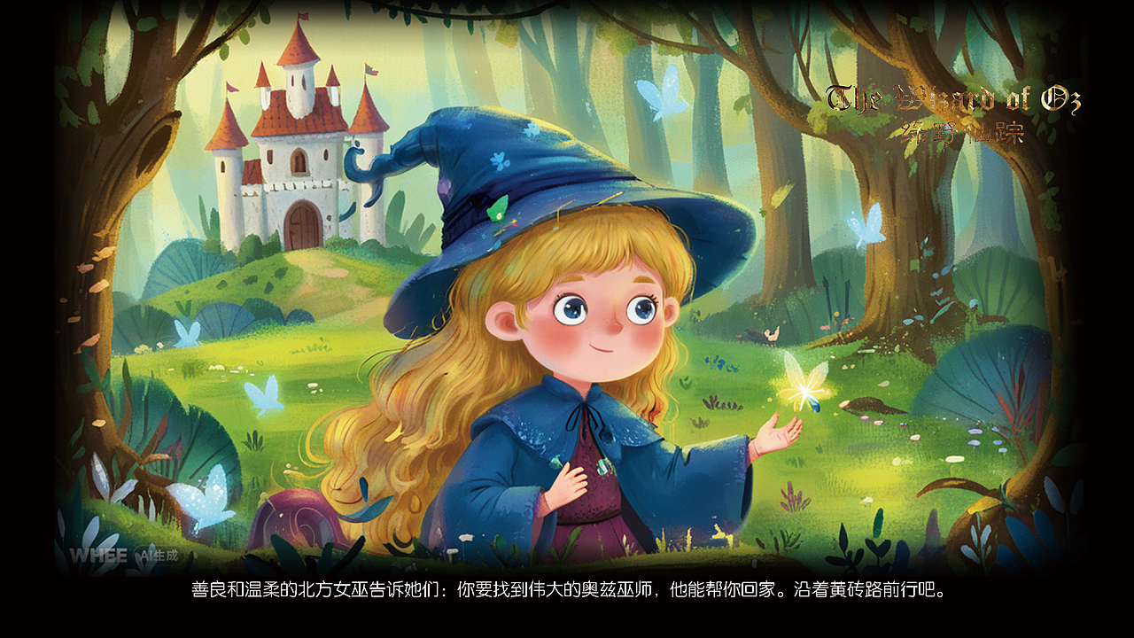 《绿野仙踪》童话故事绘本风格插画