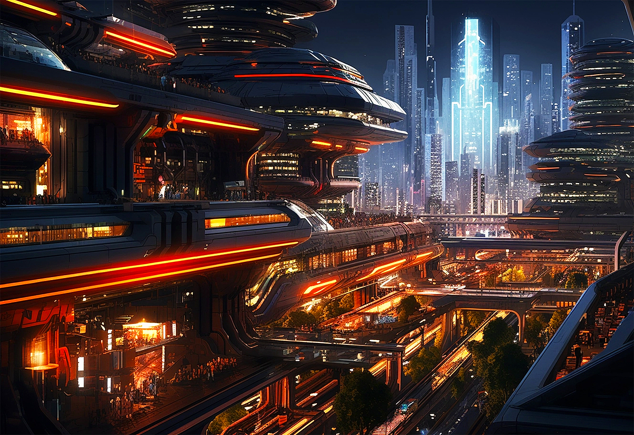 未来科技城市（图ZMzU0ODAwMjA0） - 其他空间 - 站酷设计师ANXIAOYAO9981原创素材 - 站酷ZCOOL