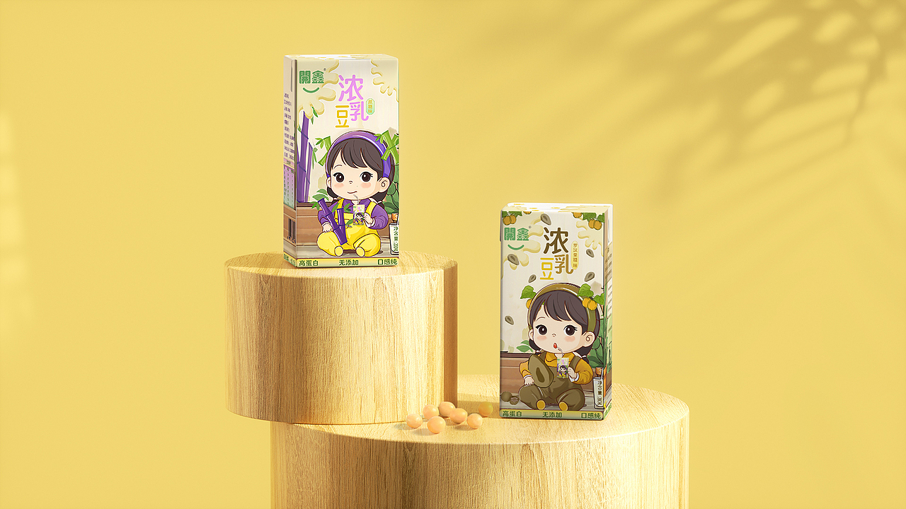 小鑫爱喝浓豆乳