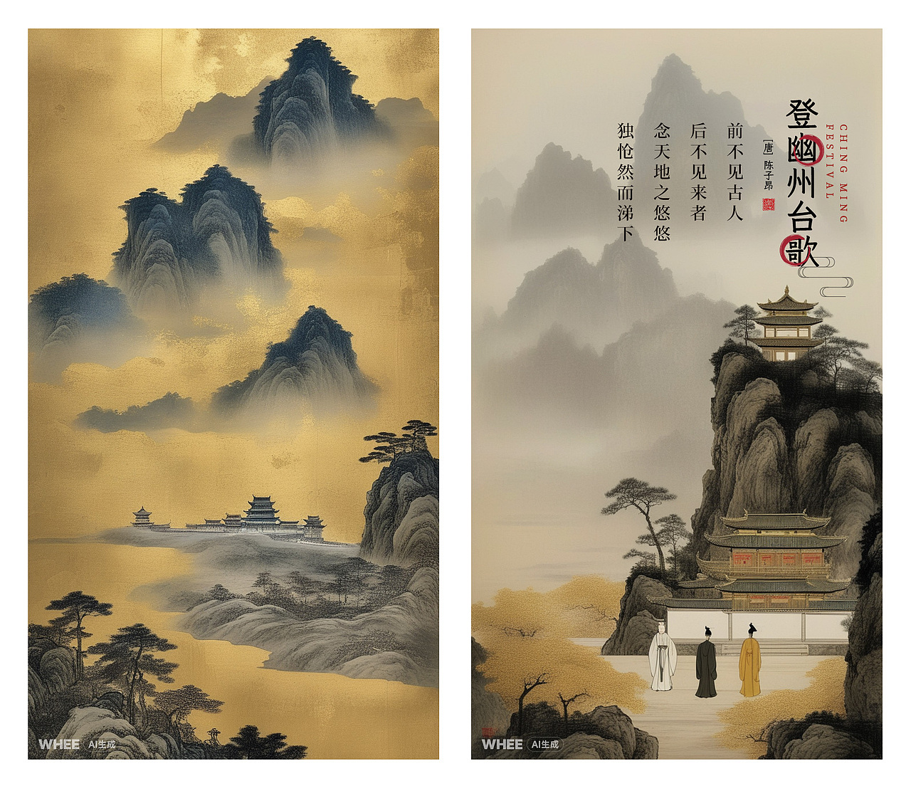 登幽州台歌
唐·陈子昂 <br><br>前不见古人,后不见来者。<br>念天地之悠悠,独怆然而涕下!