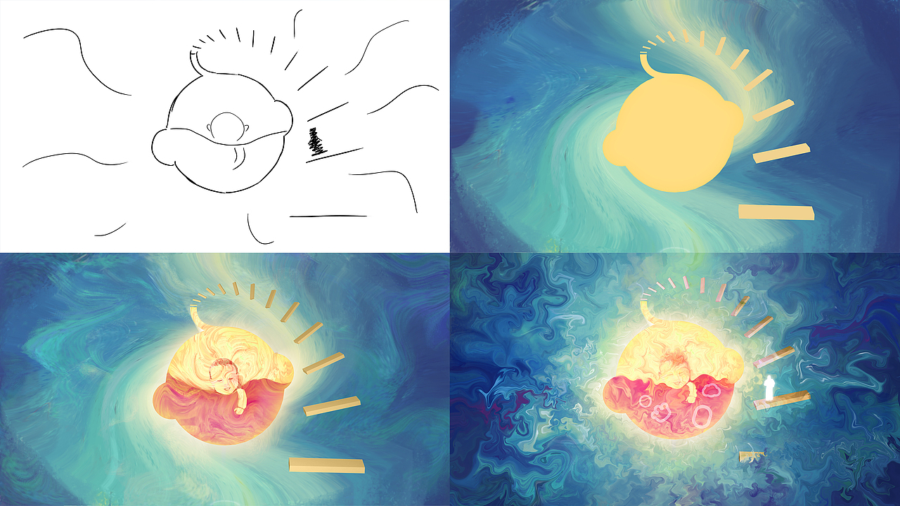 Babycare品牌-混沌中的目光（图ZMzUzMTMxNzA0） - 海报 - 站酷设计师咪路bon原创素材 - 站酷ZCOOL