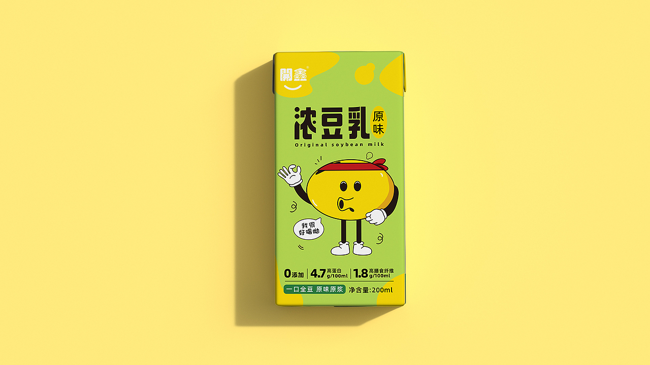 豆豆家族——開心浓豆乳（图ZMzUxNDU3MjE2） - 包装 - 站酷设计师格格木原创素材 - 站酷ZCOOL