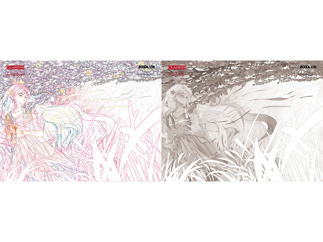邂逅 #粉嫩多巴胺少女#为自己加冕（图ZMzQ0MjcwMzg4） - 商业插画 - 站酷设计师荼禅耶原创素材 - 站酷ZCOOL