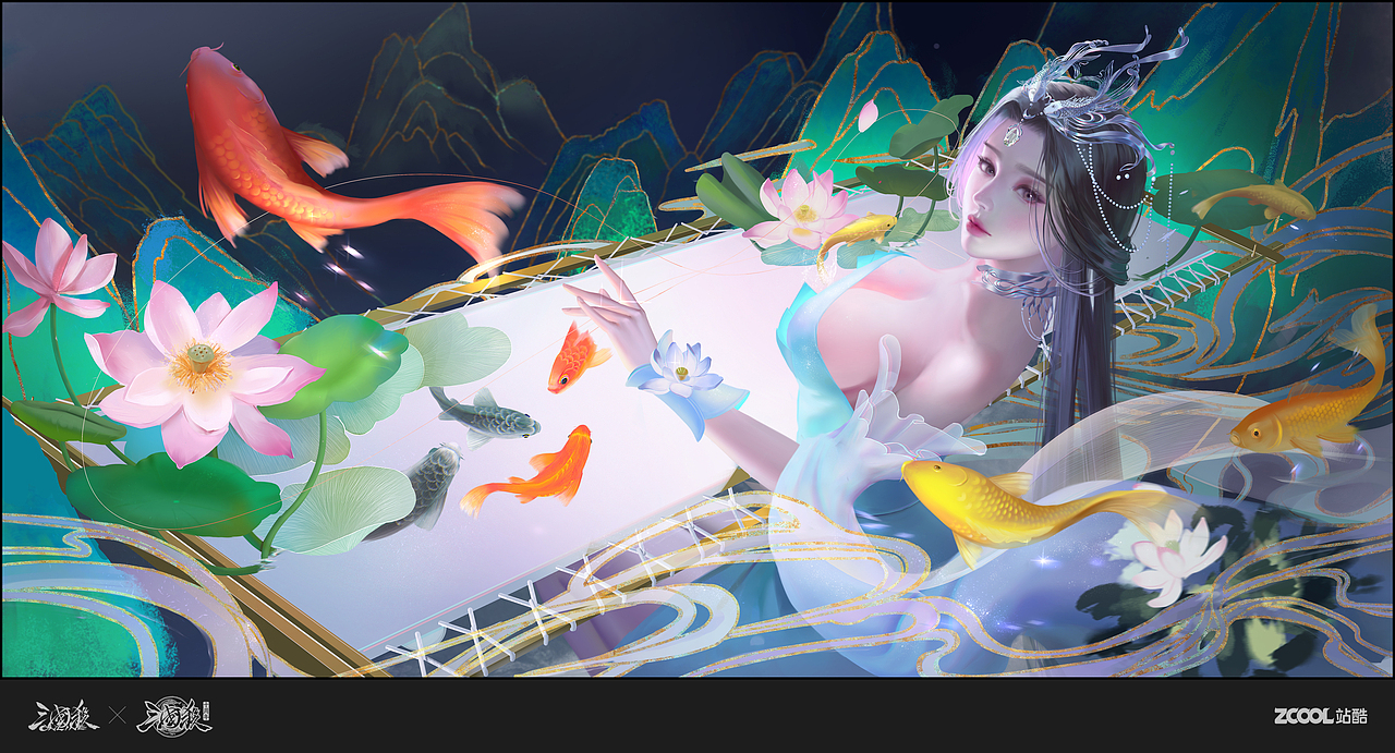 针神夜来（图ZMzQ4MzQyNjI4） - 概念设定 - 站酷设计师六花染雨原创素材 - 站酷ZCOOL