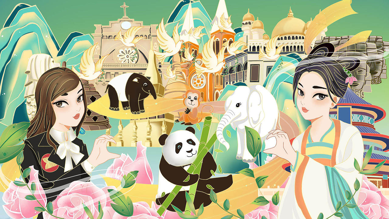 东盟赛事参赛作品赛道1（图ZMzU5NDY3MzQ0） - Logo - 站酷设计师Yukiaw原创素材 - 站酷ZCOOL