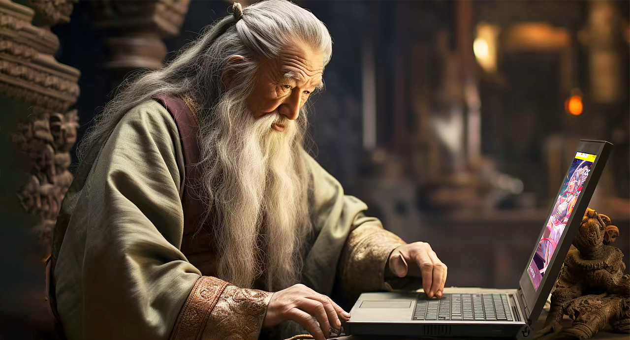 老神仙也在比站酷设计大赛（图ZMzU4MTA3Mzky） - AI作品 - 站酷设计师林鹿设计原创素材 - 站酷ZCOOL