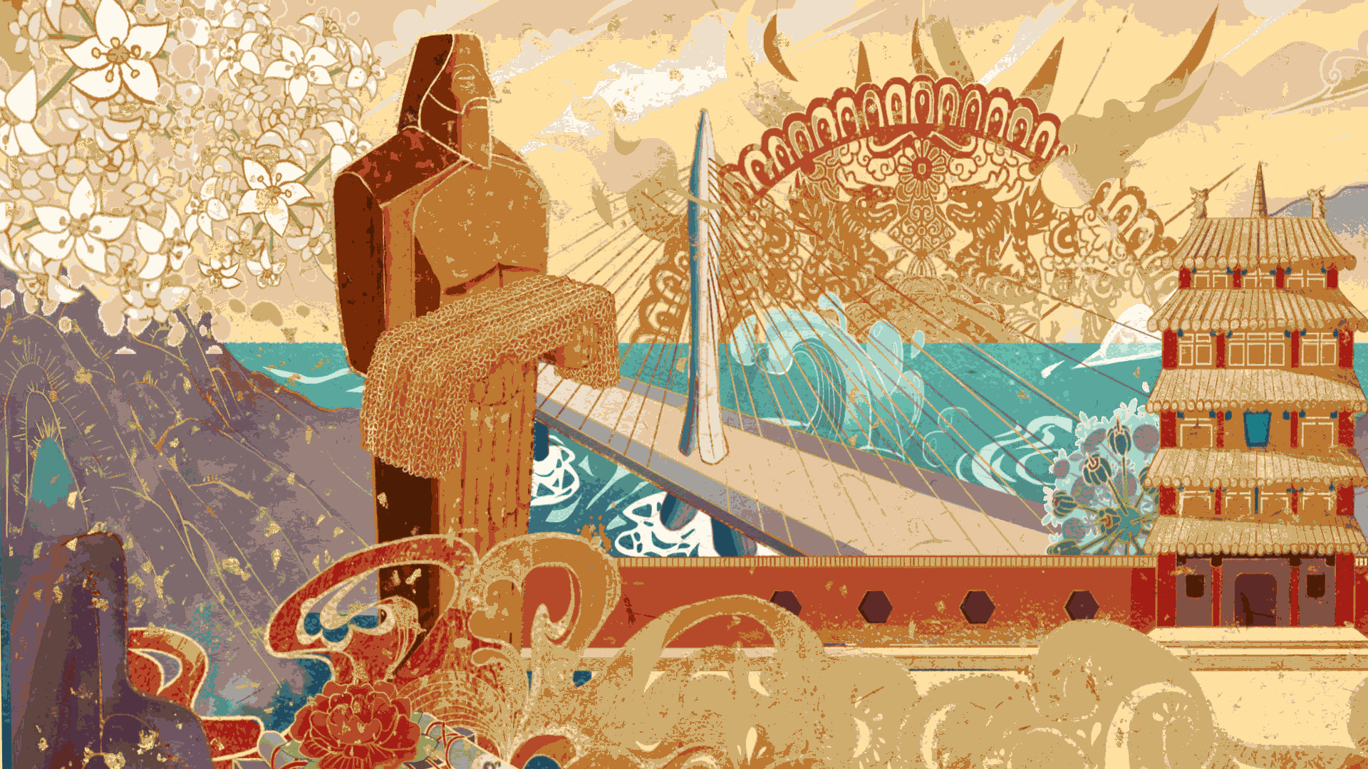 长治风物文创插画