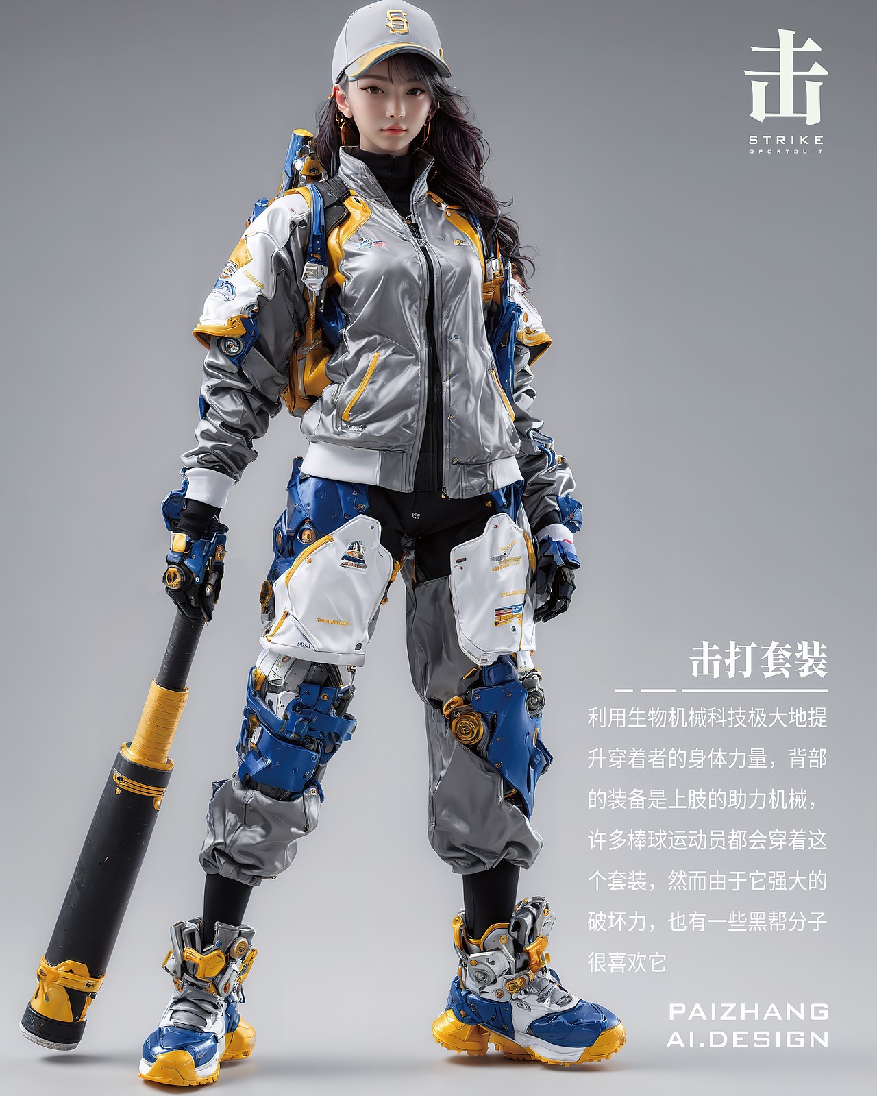 未来运动套装——AI SPORT SUIT（图ZMzU1ODU2MTE2） - IP形象 - 站酷设计师他们都叫我排长原创素材 - 站酷ZCOOL