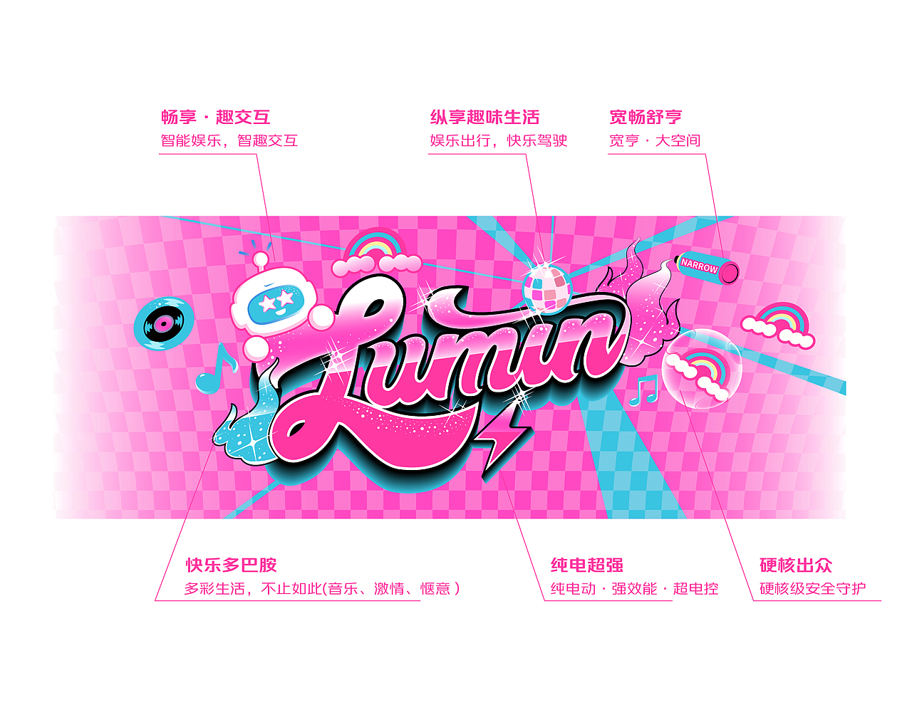 彩色多巴胺 Lumin时装look秀（图ZMzY4OTY1NjAw） - 图案 - 站酷设计师大嘴巴柯基原创素材 - 站酷ZCOOL