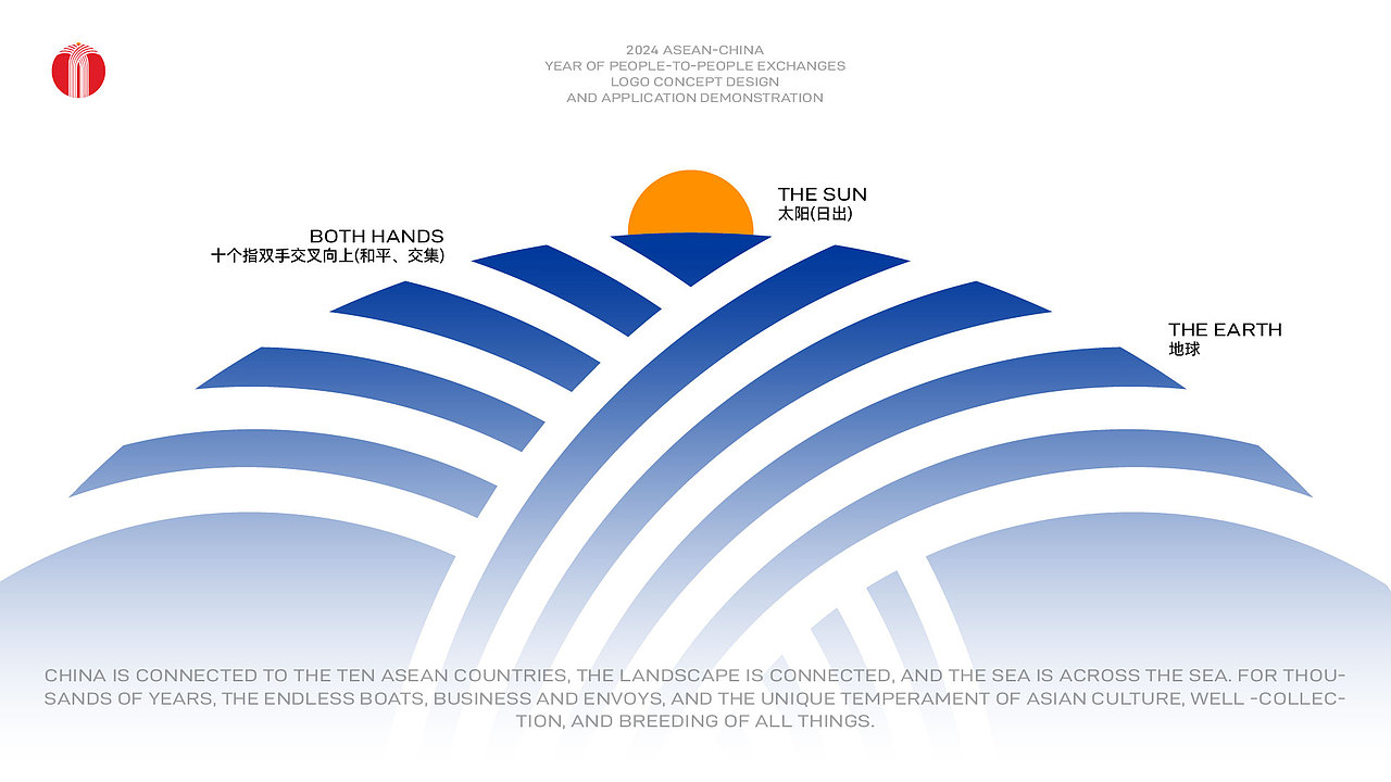 2024中国东盟人文交流年LOGO设计 vi设计 品牌设计