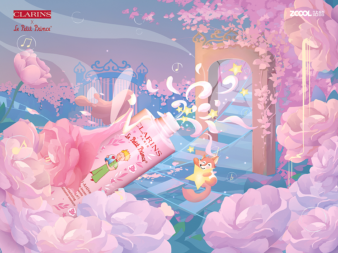 邂逅#粉嫩多巴胺少女#我的花园梦（图ZMzQzNzAzODA4） - 商业插画 - 站酷设计师66胖丁de歌原创素材 - 站酷ZCOOL