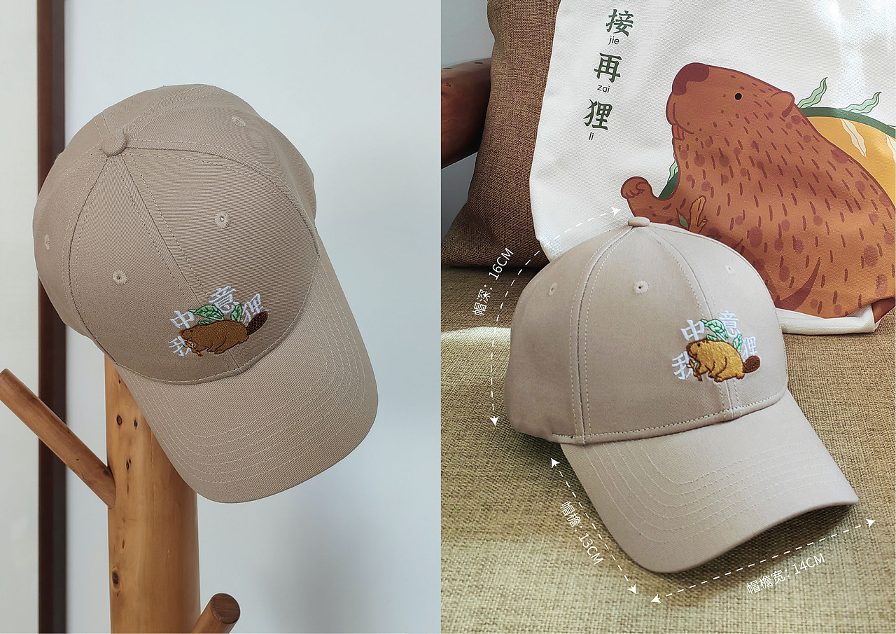 【珍稀动物100】蒙新河狸插画·文创延展