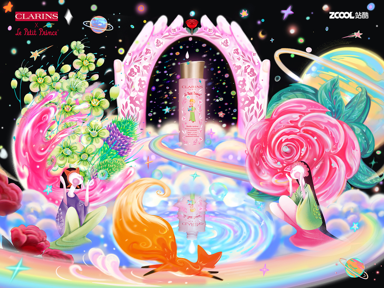 邂逅#粉嫩多巴胺少女#《是独一无二的玫瑰》