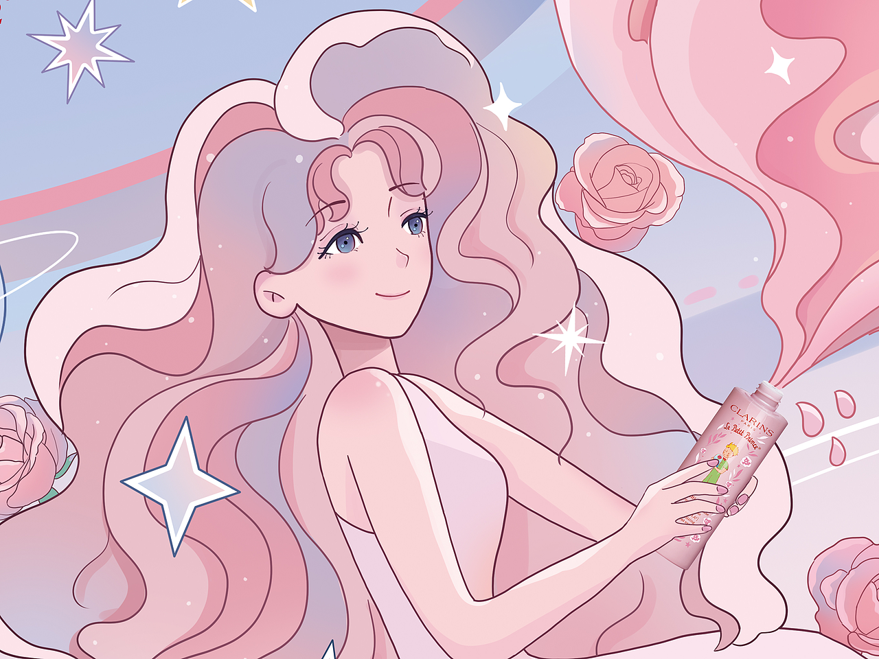 邂逅#粉嫩多巴胺少女# 《做独一无二的玫瑰》