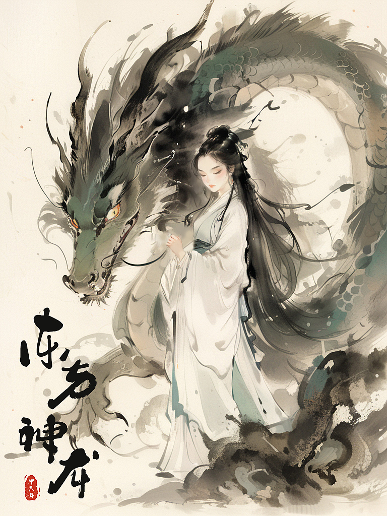 神龙守护-东方神龙（图ZMzYwNTg4NDg4） - AI作品 - 站酷设计师设计师Holly原创素材 - 站酷ZCOOL