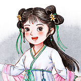 小岛童画的头像