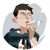 杨越绘画的头像